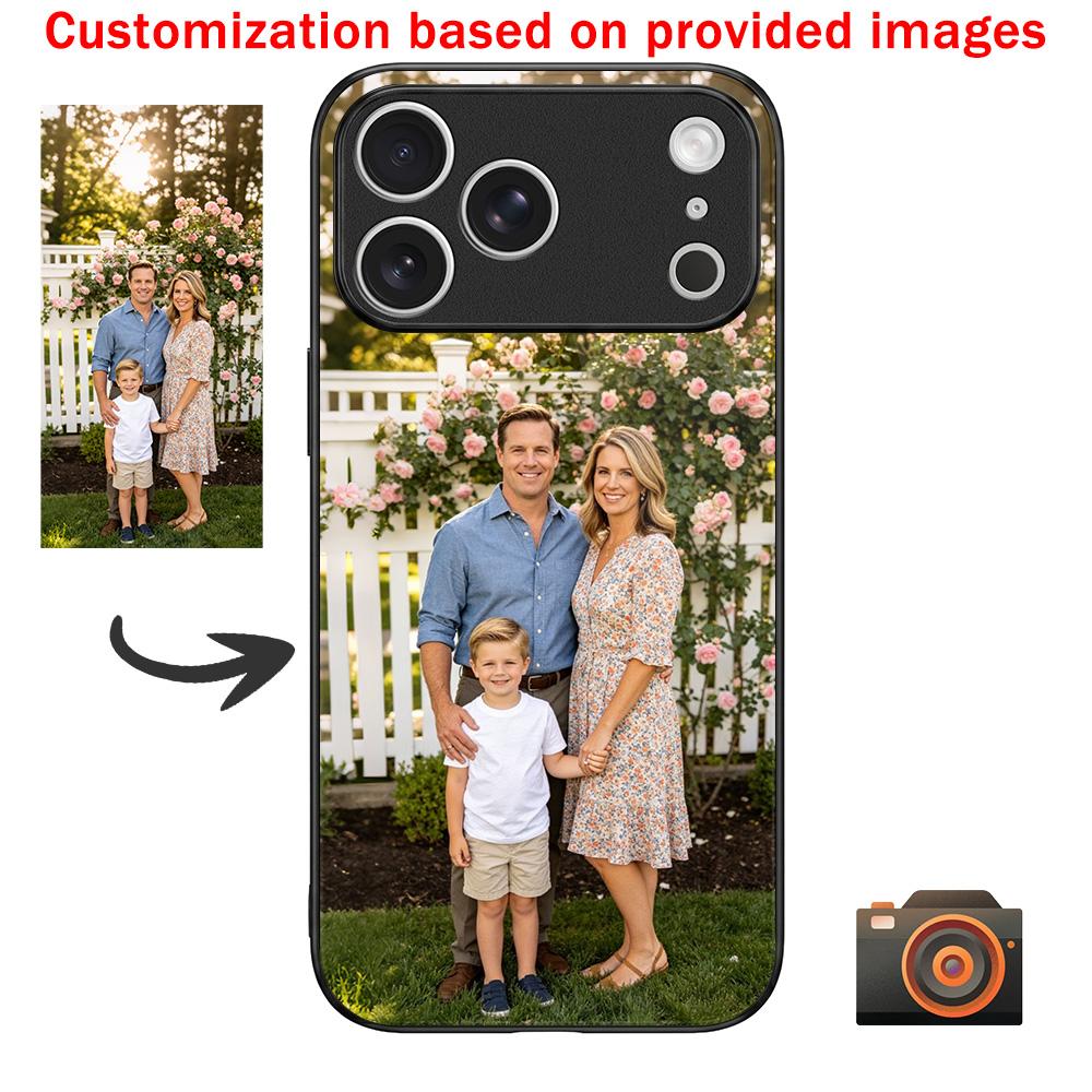 Custom Photo Cellphone Casing - Multi-Model Protector for iPhone 17 Pro Max,16 Pro Max,15 Plus,14,13 Pro,12,11 & Samsung S26,S25,S24,S23,S22,S21,A56,A55,A54,F14 & Other Devices, Glass-Like Touch Customizable Cover Accessory, Accessories