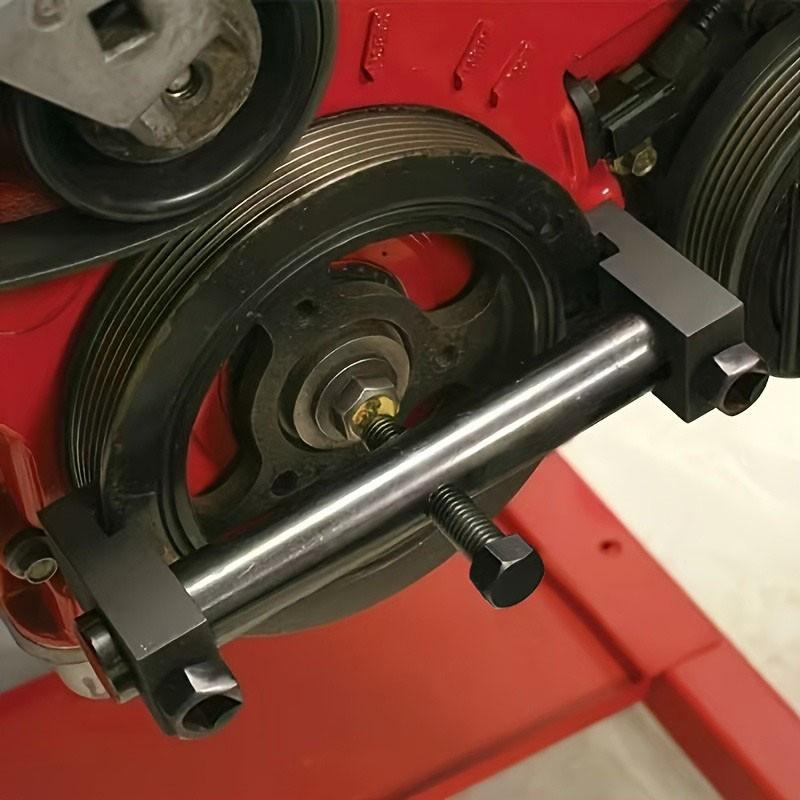 Adjustable Crankshaft Pulley Removal Tool, Engine Pulley Remover, Power Steering Pump Pulley Tool, Suitable for All Vehicle Engines, Puller, Auto Repair Tools, Car Automotive Tools