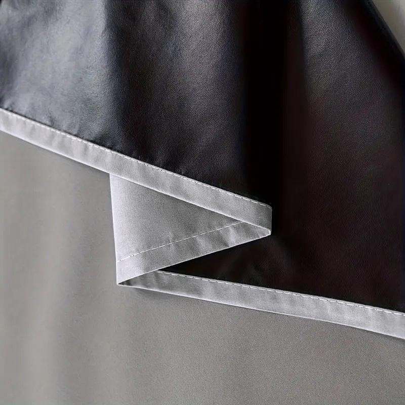 1 piece, solid color polyester material film lining, modern romantic style, 100% blackout curtains, darkening the interior, top pole hanging method, suitable for bedrooms, dining rooms, living rooms, kitchens