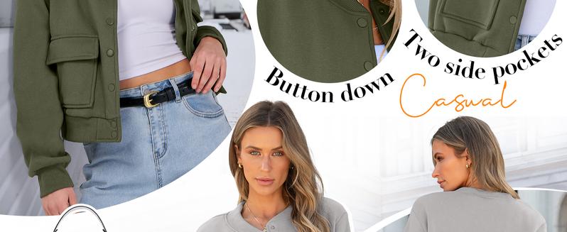 ANRABESS Women Cropped Bomber Jacket 2025 Fashion Casual Trendy Varsity Y2k Jackets