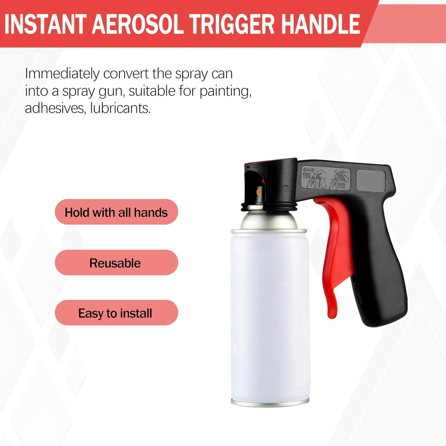 1pcs instant aerosol trigger handles, repeatable, easy to install, compatible with paint adhesives , trigger handle with full grip, body repair paint sprayer, Paint Spraying Tool