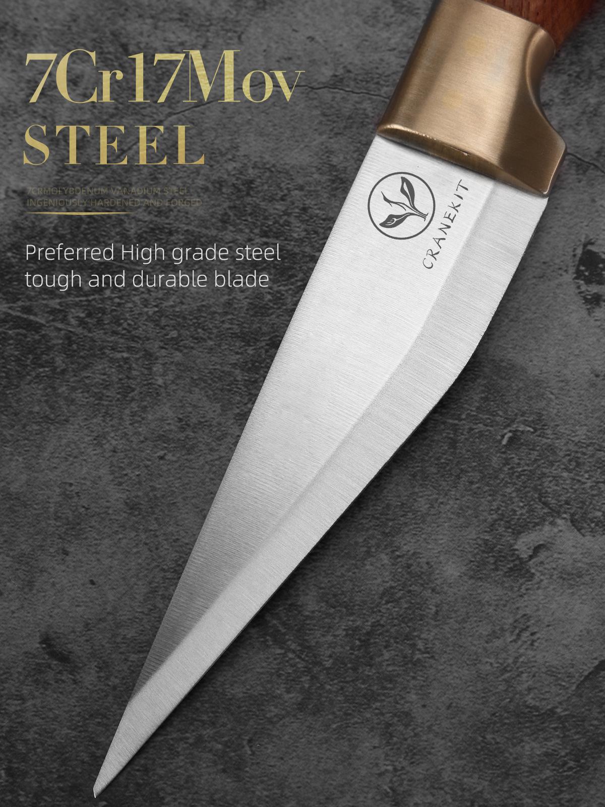 Stainless Steel Beef Specific Cutting Knife - Hand Forging Boning Knife for Professional Bone Cu  tting Precision Kitchenware