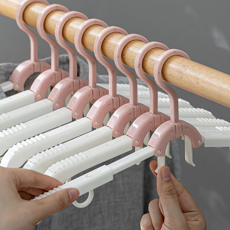 Multifunctional Travel Folding Clothes Hanger, Portable Storage Drying Rack, Home Use Clothing Stand (5 Pack), Ca Prop 65 Compliant