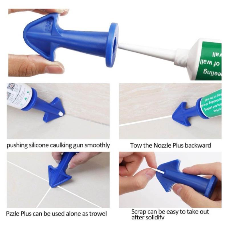 Silicone Caulking Tools, Silicone Sealant Nozzle, Great Tools For Home Kitchen Bathroom Window And Sink Joints