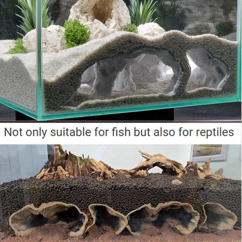 Large/medium/small Reptile Hideaway Cave Aquarium Decor, Natural Tunnel Fish Shelter, Shrimp House, Fish Tank Ornament, Water Palace