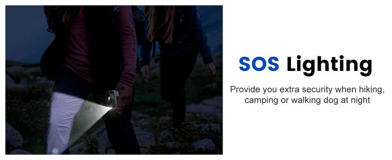 Lentorgi,Portable Fan,Clip Fan Rechargeable With stand,4 Speeds Strong Airflow Small Fan Waist,Weight reduction design,for Travel Camping Outdoor Jobsite,Camping Essentials-Black and Gray