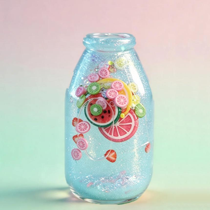 Maltose Drifting Bottle Pinch Music, Colorful Glitter Bottle, Slow Rebound Stress Relief, Decompression Squeeze, Creative Toy for Fun and Relaxation