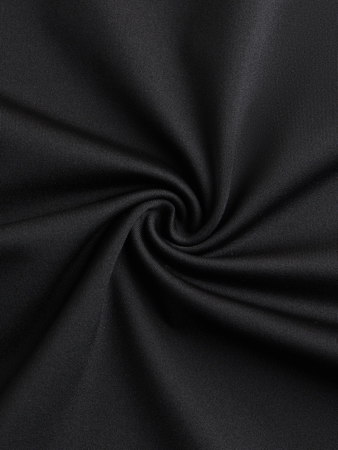 Women's Elegant Striped Patchwork Maxi Dress, Fall Winter Long Sleeve High-Waisted Fitted A-Line Skirt, Casual Daily Wear