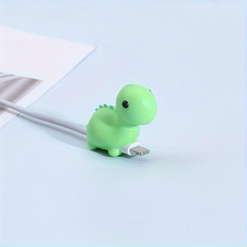 2-Pack Cartoon Silicone Cap for iPhone Data Cable Interface, Anti-Break Protector for iPhone Users