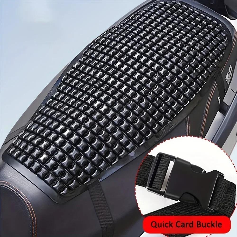 Universal Gel Cushion for Motorcycles, E-Bikes & Scooters, One Pad Fits All Bikes, Quick Install, Instant Comfort