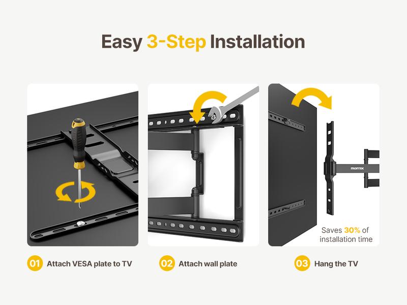 Ultra Slim TV Wall Mount for 37-95 Inch TVs | 1.1" Thin Low Profile Full Motion Bracket | Dual Swivel Articulating Arms with Tilt | Max VESA 600x400mm | Holds 132lbs | Fits 16"/18" Studs