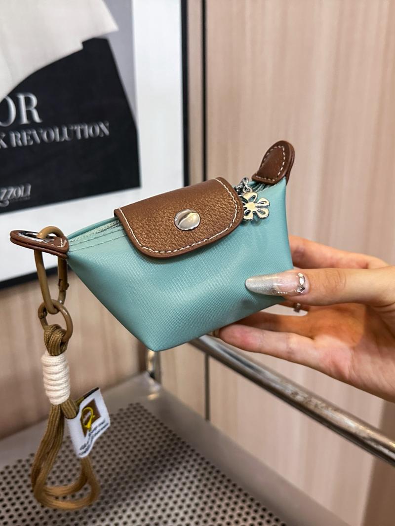 Women's Mini with Detachable Nylon Wristband, Zipper Closure, Decorative Bag, Wrist Strap Wallet, Christmas Gift, Suitable for Young Girls