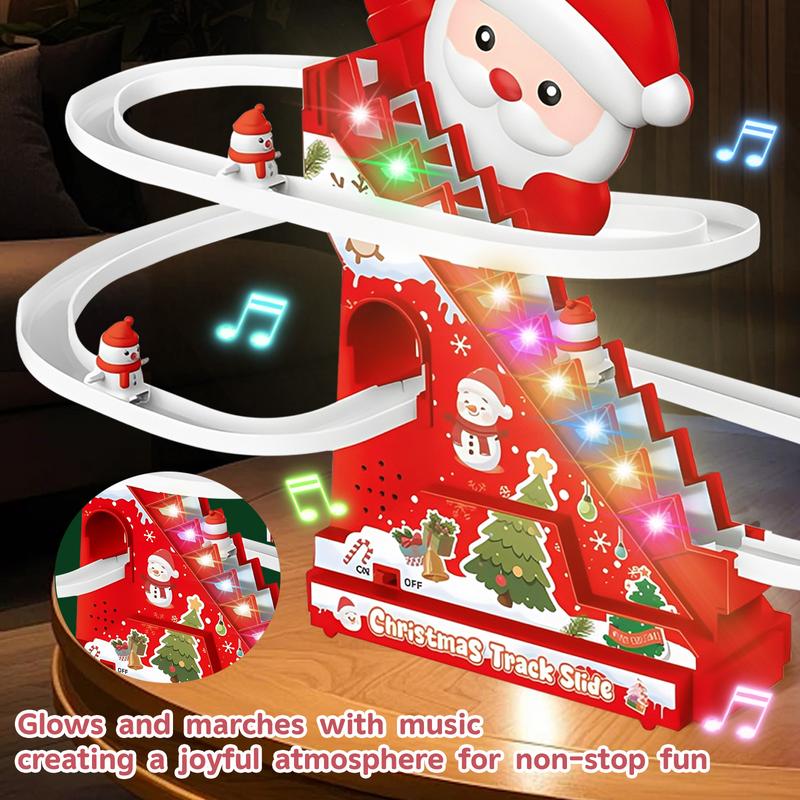 Close-up of the mini cars and decorations