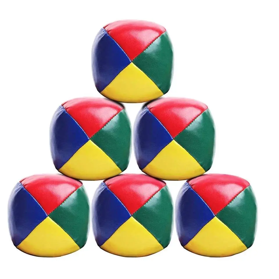 6Pcs Juggling Toy Balls Hands Eyes Coordination Training Sports Sensory Toys Acrobatic Balls for Kids Adults Stress Relief