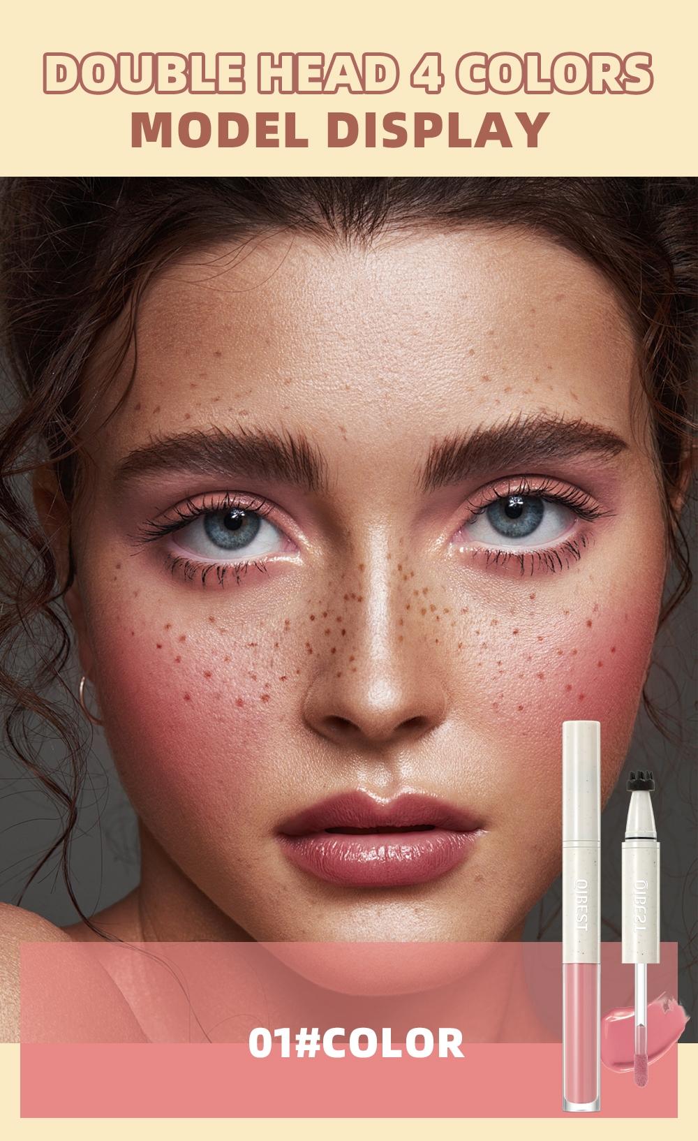 4 Shades Double Sided Freckle And Blush Makeup Pen With Smooth Application Natural Pigment Long Lasting Waterproof Sweatproof