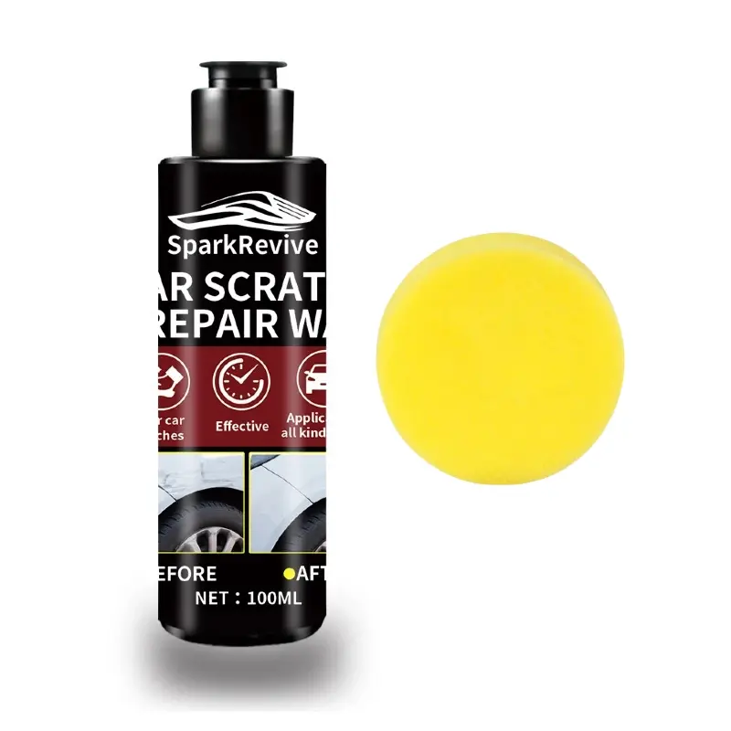 100ml Car Scratch Remover Wax Auto Paint Scratch Repair Polishing Paste Deep Scratches Removal Agent for Vehicle Paint Surface Restoration