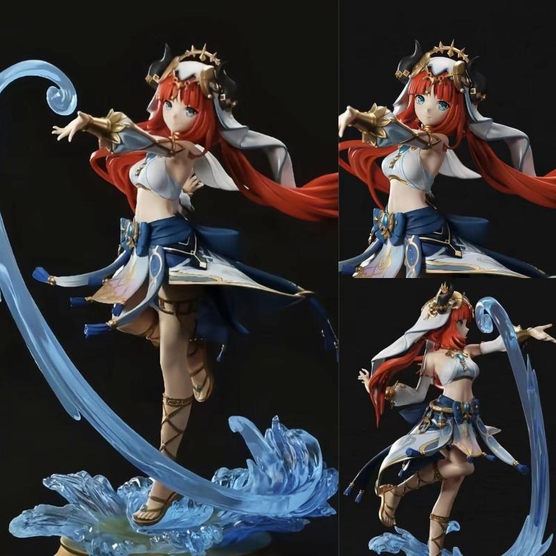 Genshin Impact Nilou Full Series Figure Set, High‑Detail Sumeru Dancer Anime Statues Figurine Doll