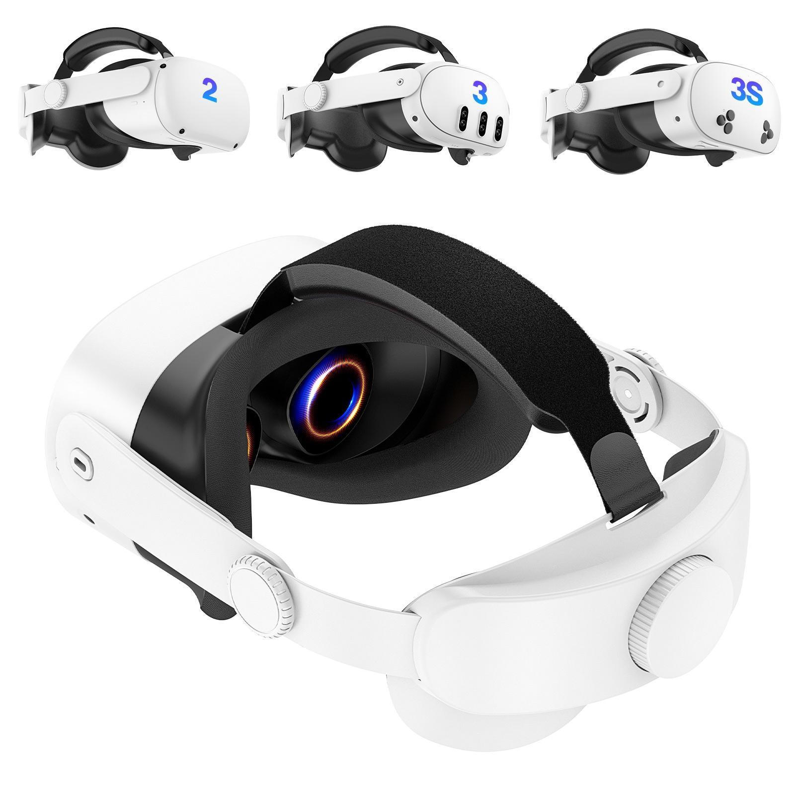Adjustable Elite Headband for Meta Oculus Quest2/quest 3/quest 3s, Enhances Comfort and VR Immersion, Reduces Facial Pressure, Essential for Long Gaming Sessions