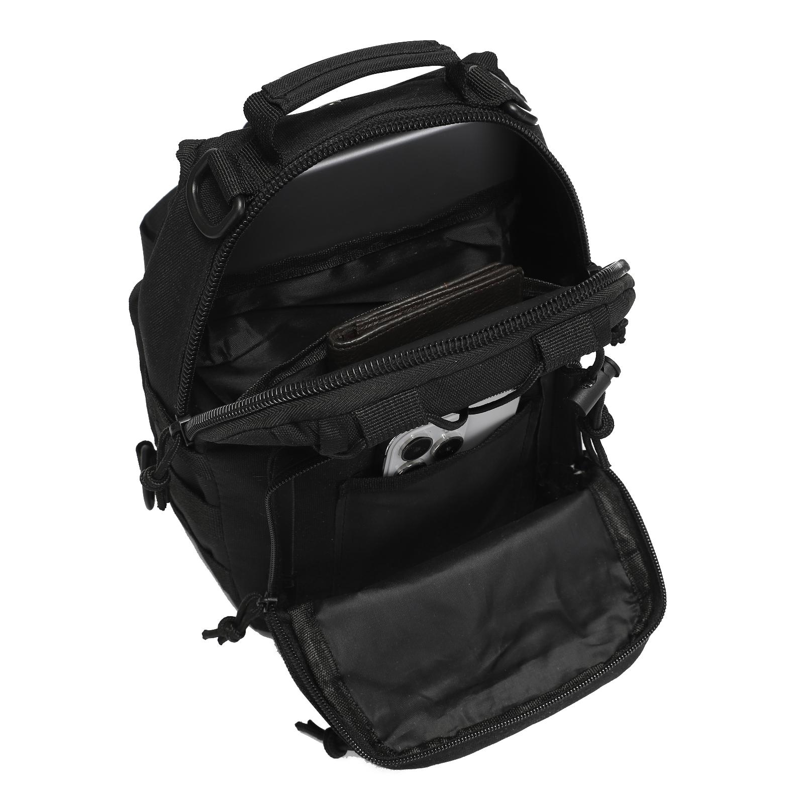 Outdoor Tactical Bag Backpack, Military Sport Bag Pack Cross-body Molle Sling Shoulder Backpack Tactical Bag for Every Day Carry FathersDayGift #SpringStatements