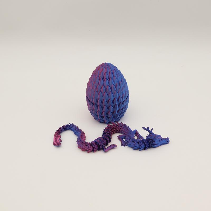 2pcs 3D Printed Dragon Egg Set, Home Decor Desktop Ornament, Halloween Christmas Gift, Birthday Present, Unique 3D Print Statue Figurine, Collectible Room Decor #TOP PICKS