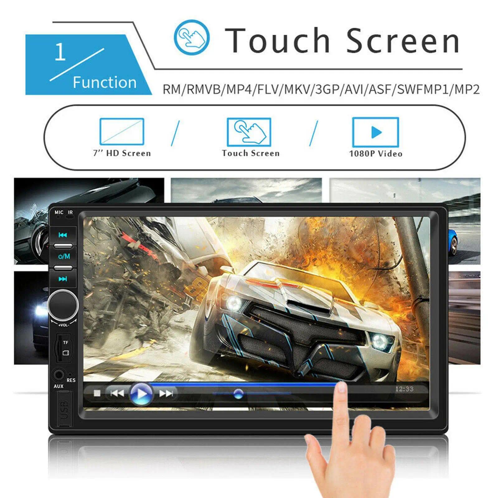 Bileeko Car Radio Digital 2 din Stereo 7inch HD Screen Autoradio Multimedia Player MP5 Bluetooth USB TF FM Camera