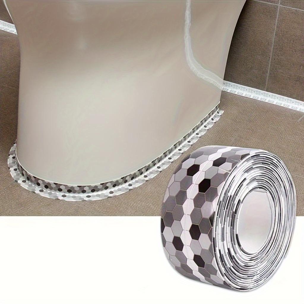1pc Premium Acrylic Toilet Beauty Seam Stickers - Durable Leak-Proof Protection, Stylish Corner Guard for Bathroom Aisle, Sink & Stove Edge Sealing Strips, Waterproof Self Adhesive - Easy Application, High-Quality Finish