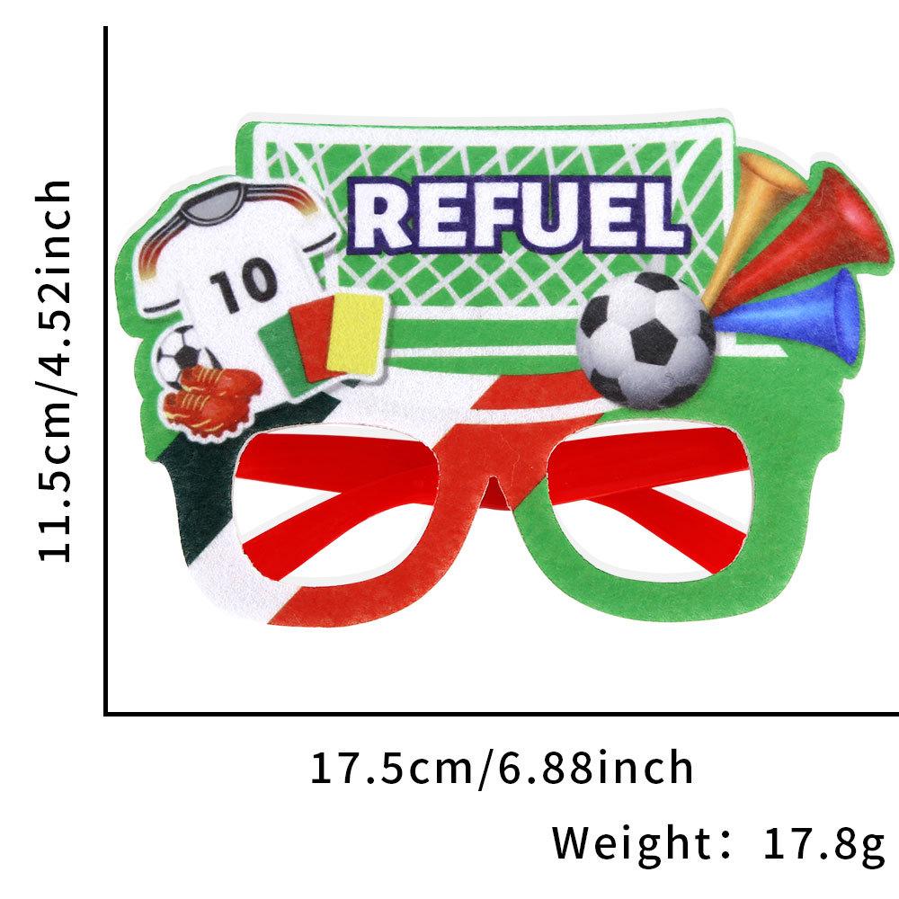 4pcs 2026 World Cup Fan Glasses, Football Theme Party Decorations, Cheerleading Props, Photo Booth Accessories, Model Xinghao Swl-2023101