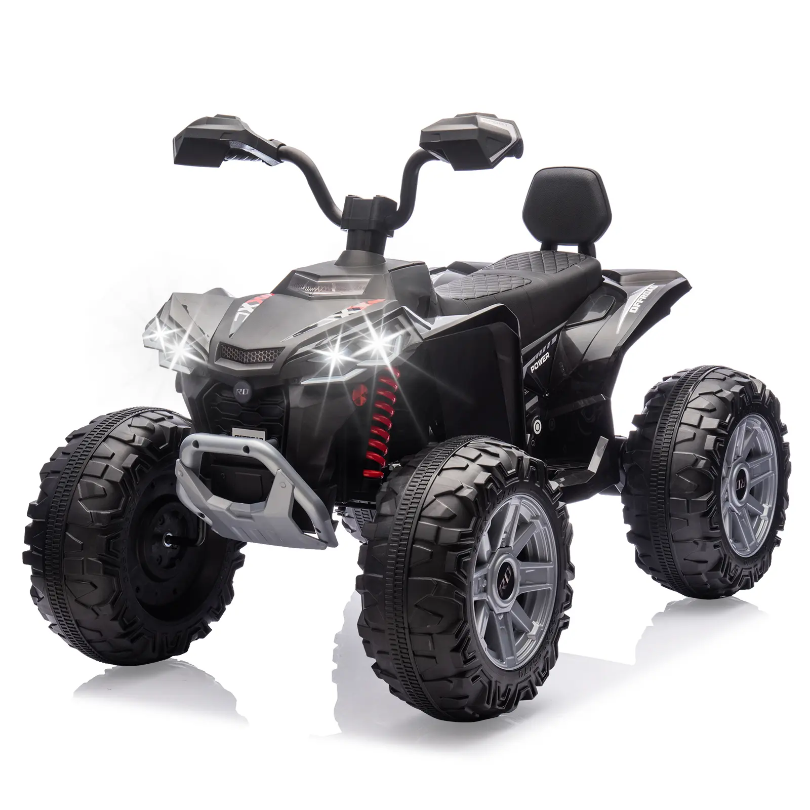 24V 2 Seater Electric ATV, Four-Wheeled Dirt Quad Car