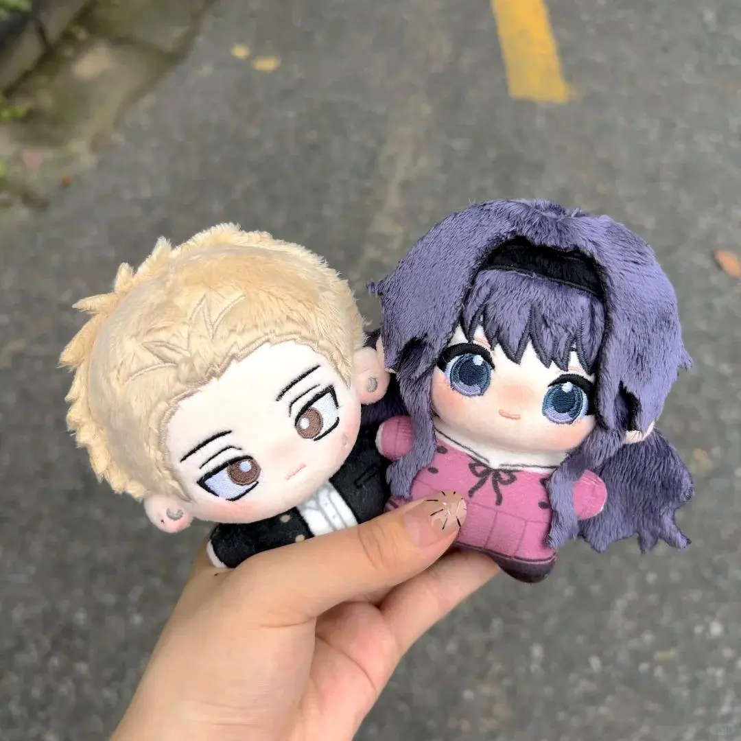 Kaoru Hana wa Rin to Saku Inspired Fan Merch, Tsumugi Rintaro & Kurikaoriko 10cm Cute Nunu Plush Doll