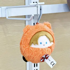 10cm Biohazard Resident Evil Leon S. Kennedy Plush Toys Cute Soft Stuffed Keychain Dolls For Kid Birthday Christmas Gift