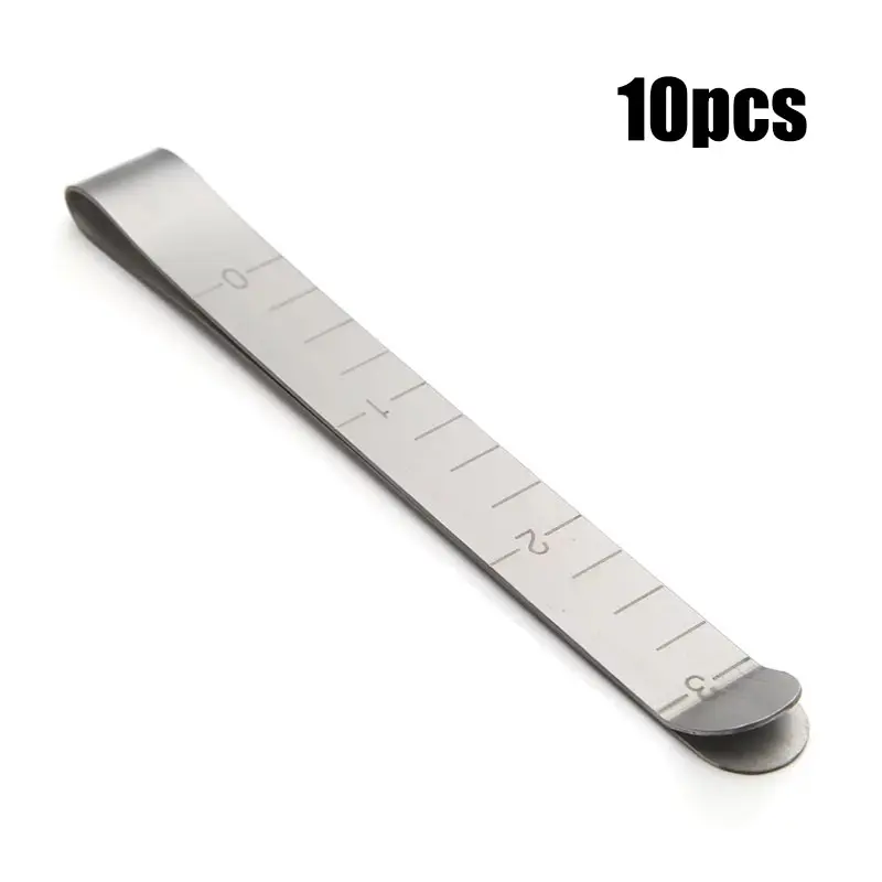 10-Piece Metal Sewing Binding Clips, Metal Presser Tool, Fabric Measuring Tape, DIY Tailor Tools, Sewing and Quilting Accessories, Fabric Cloth Measuring Tape for Tailoring