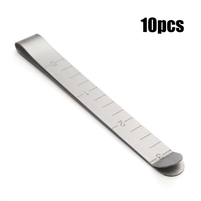 10-Piece Metal Sewing Binding Clips, Metal Presser Tool, Fabric Measuring Tape, DIY Tailor Tools, Sewing and Quilting Accessories, Fabric Cloth Measuring Tape for Tailoring