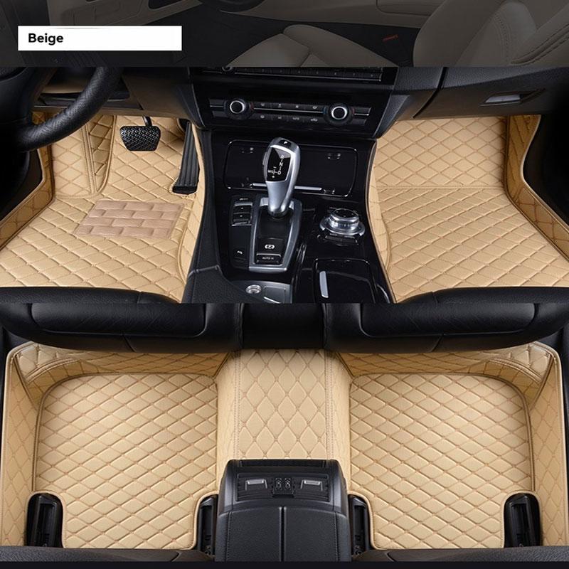 For 2010 Lincoln MKS Custom-Fit Full Coverage Car Floor Mats Easy-Clean Carpet-Style Floor Mats