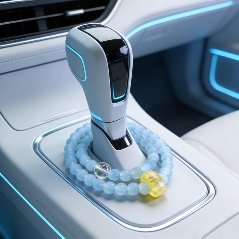 Universal Car Gear Shift Beads Handcrafted, Auto Interior Decoration, Gear Knob Ornament, Stylish Accessory for Vehicle Customization