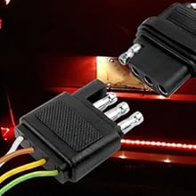 Nilight Truck Tailgate Light Strip 48" Triple Row 360 LED Strip with Red Running Brake Lights White Reverse Light Amber Turning Signals Strobe Tail Light Strip  dealsforyoudays