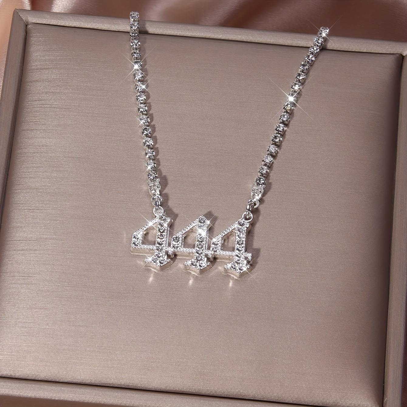 444 Angel Number Necklace