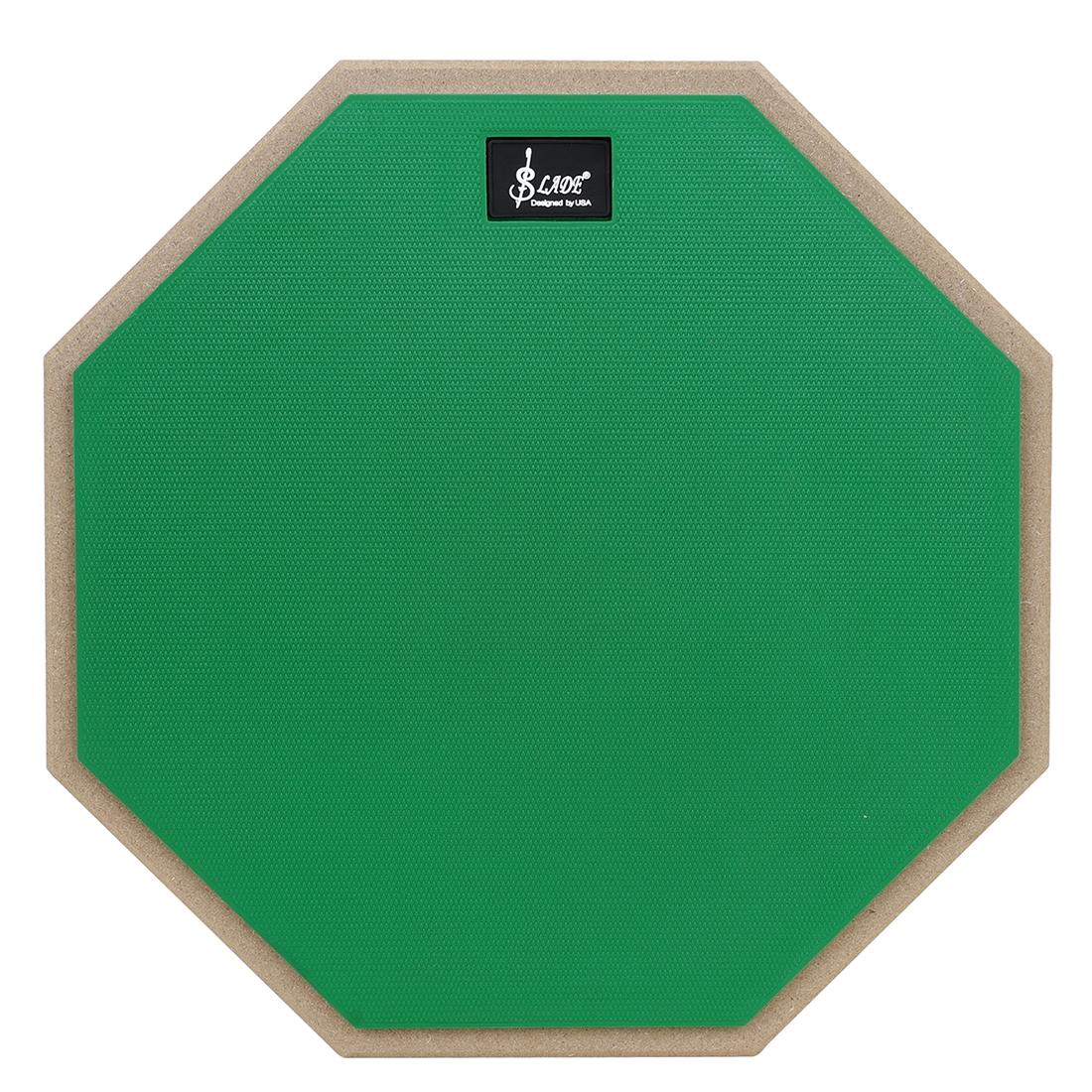 12 Inch Solid Rubber Drum Practice Mat, Round Mute Drum Practice Pad, Drum Accessories for Home Studio Practice, Music Accessories