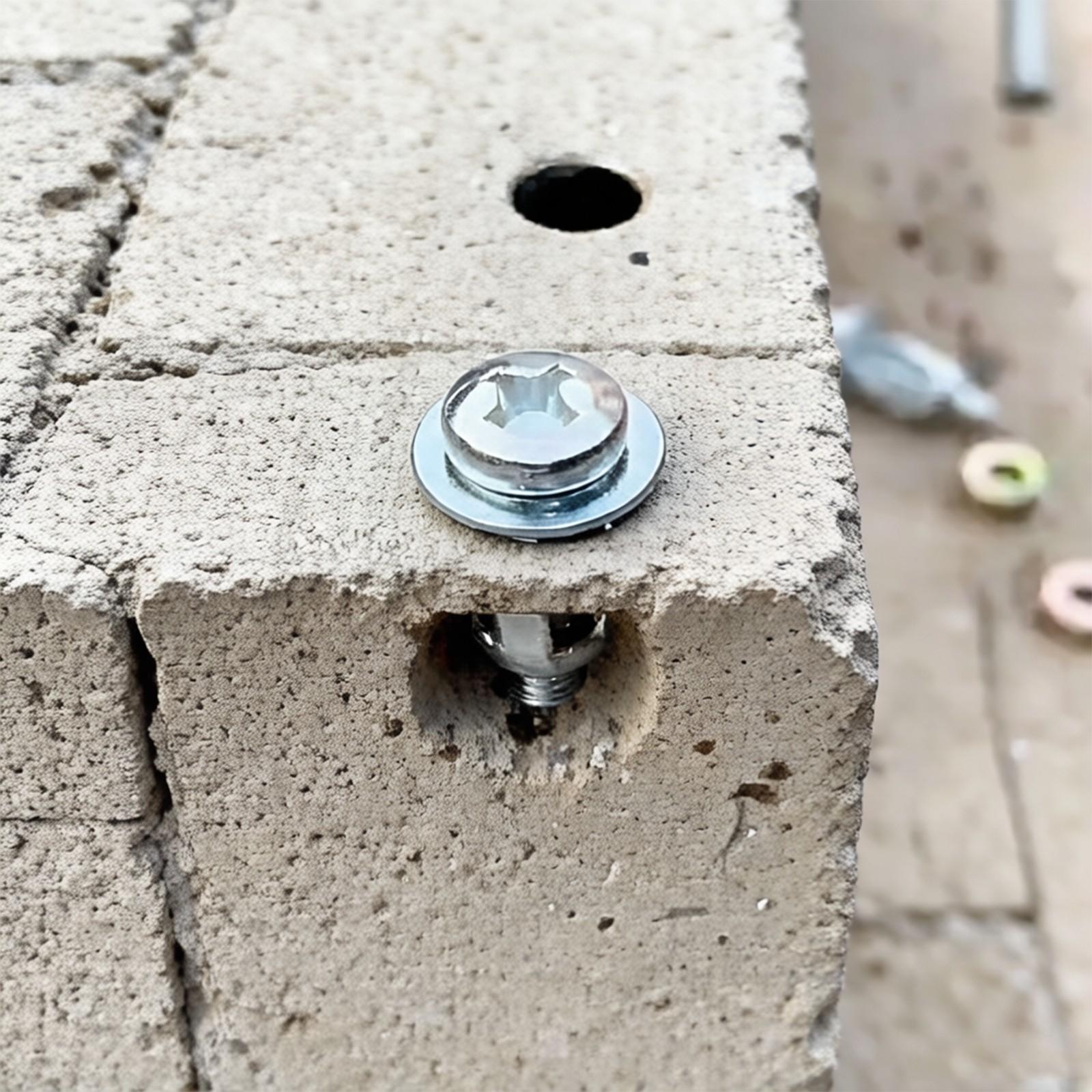 Carbon Steel Hollow Wall Anchor Kit, Bolts & Screws Set, Expansion Bolt, Heavy Duty for Cabinets Shelves Mirrors, Bolt Anchors for 0-5mm Thin Doors Drywall Caravan Walls, 4-Step Quick DIY Install Rust Resistant