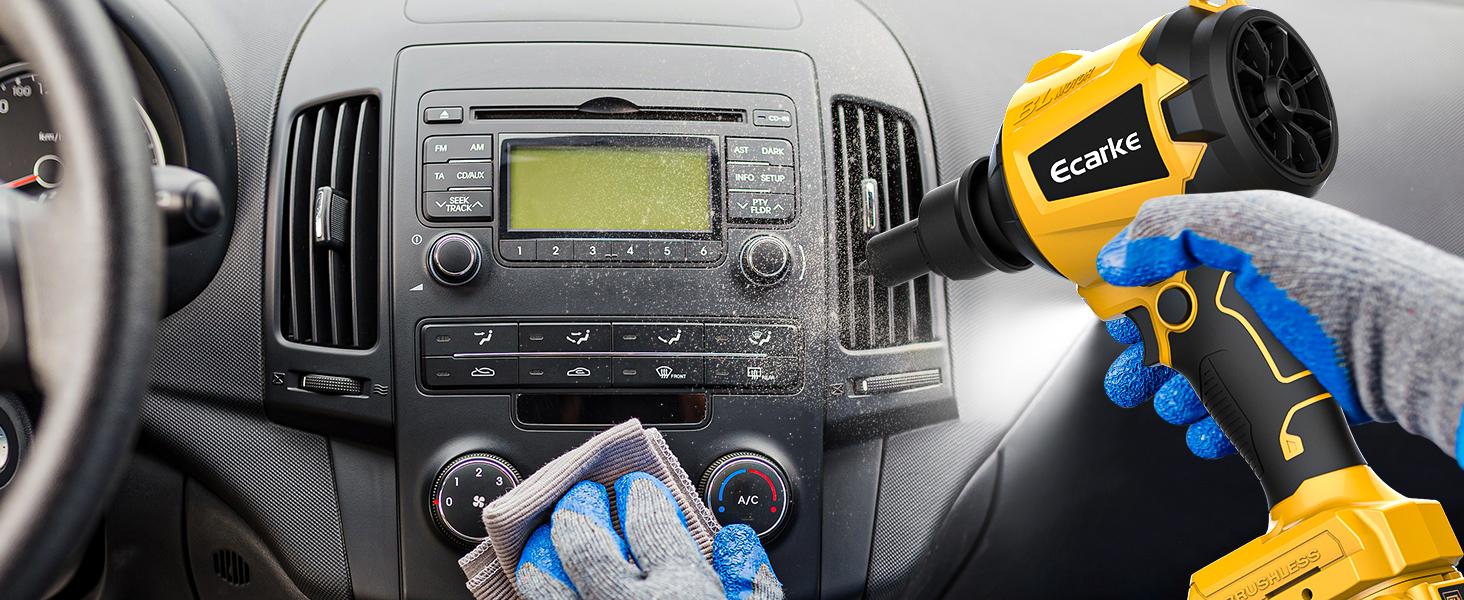 Cordless Dust Blower Comptible with Dewalt 20V Battery, 【Battery NOT Included】, Leaf Blower Brushless Handheld Blower Sawdust Blower 447 MPH/39 CFM for Garages, Sawmill Room, Workshop Clean