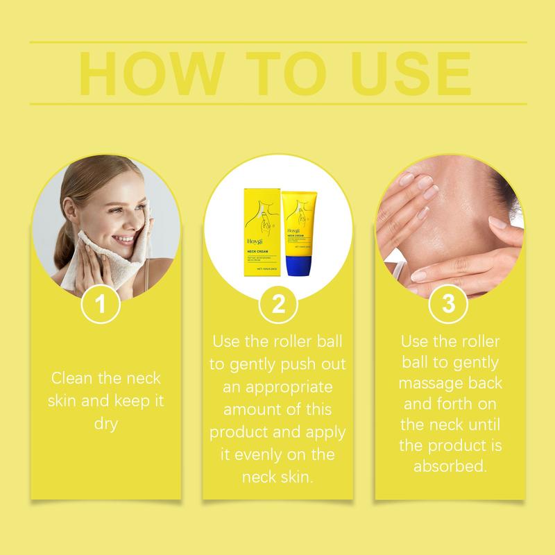 Hoygi Neck Firming Cream 150g, Deep Moisturizing & Tightening Formula, Low Allergenic, Easy Absorption Massage, Contains Glycerine & Oligopeptide-1