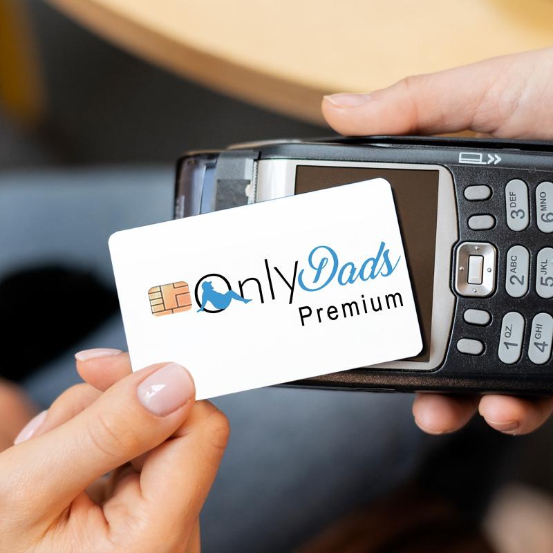 4pcs Only Dads Credit Card Skins, Debit Card Stickers for Transportation, Debit, Credit, Card Cover No Bubble,, Removable Credit Card White