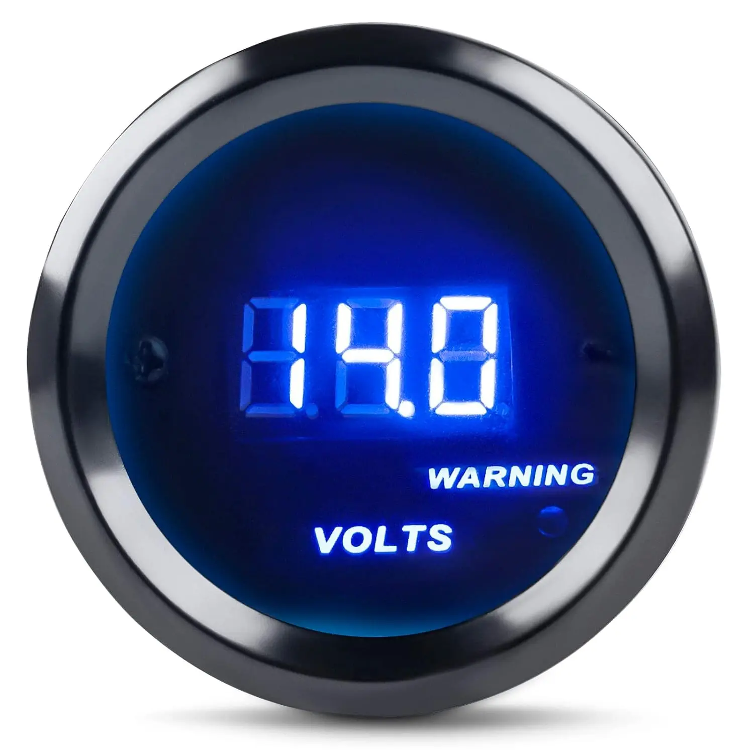 DC12V Blue Digital LED Voltmeter Volt Gauge Voltage Meter Kit 2 inches 52mm for Car Truck Vehicle Automotive