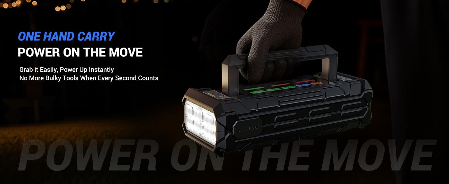 AVAPOW 8000A Jumper Starter (for All Gas & Up to All Diesel Engines) Portable with 4″ HD Display PD 30W Dual-Way Fast Charging, 12V Car Starter Jump Box & Battery Booster