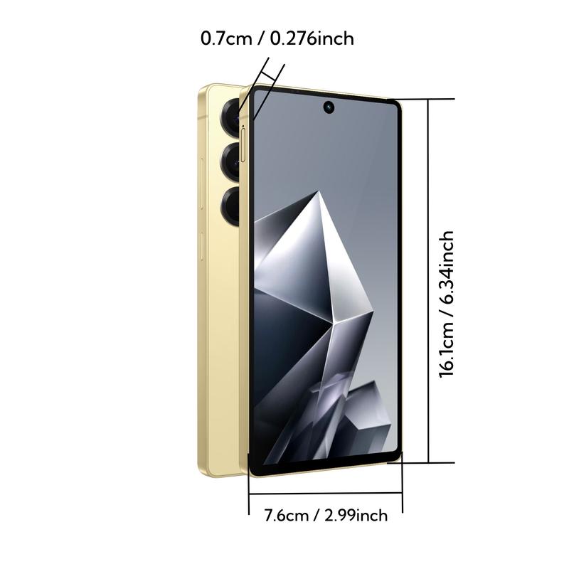 FUFFi-Smartphone, 6.8 Inch , 6+128GB ROM, Dual Sim, Octa-Core Processor, Android Phone, 4G Network, 4100mah Battery, Android Cell Phones