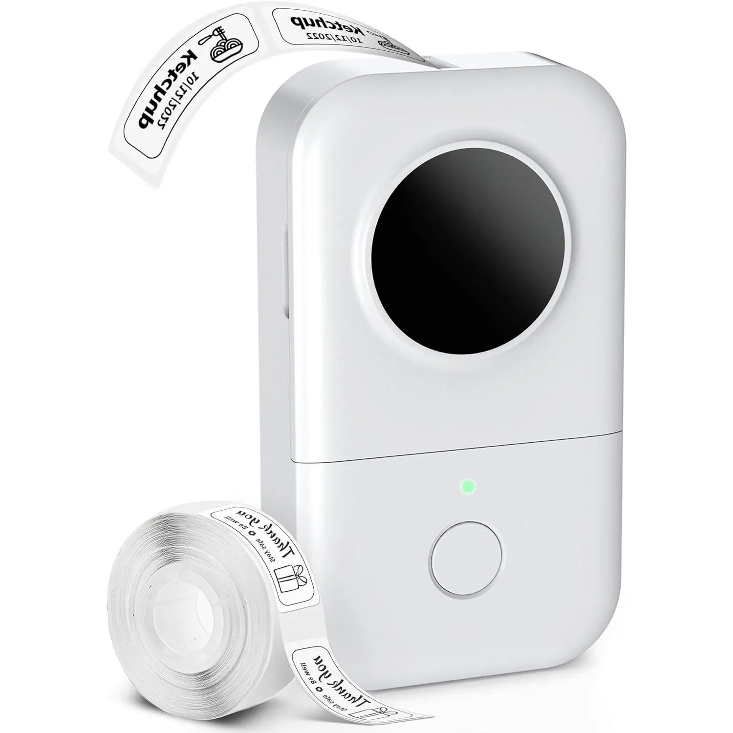 Mini Bluetooth Label Maker Machine with Tape Portable PrinterGift