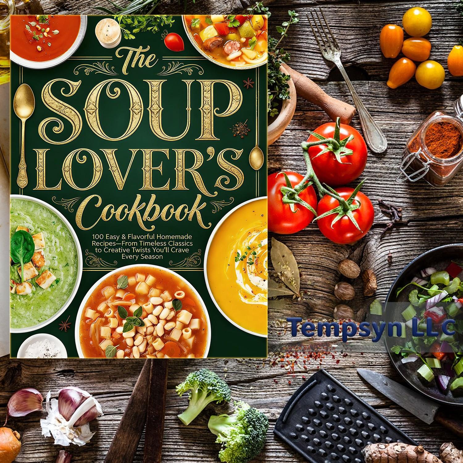 100 Soup Recipes Cookbook With Homemade Soup Recipes, Easy Soup Recipes, Seasonal Soup Recipes, Classic Soup Recipes, Healthy Soup Recipes, Quick Soup Meals, Family Soup Cooking, Step-by-Step Soup Recipes For Beginners