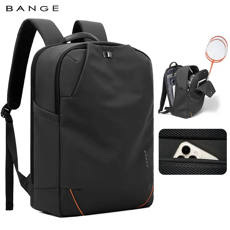BANGE new large-capacity casual backpack versatile college student schoolbag travel computer bag backpack Polyester Laptop Backpack