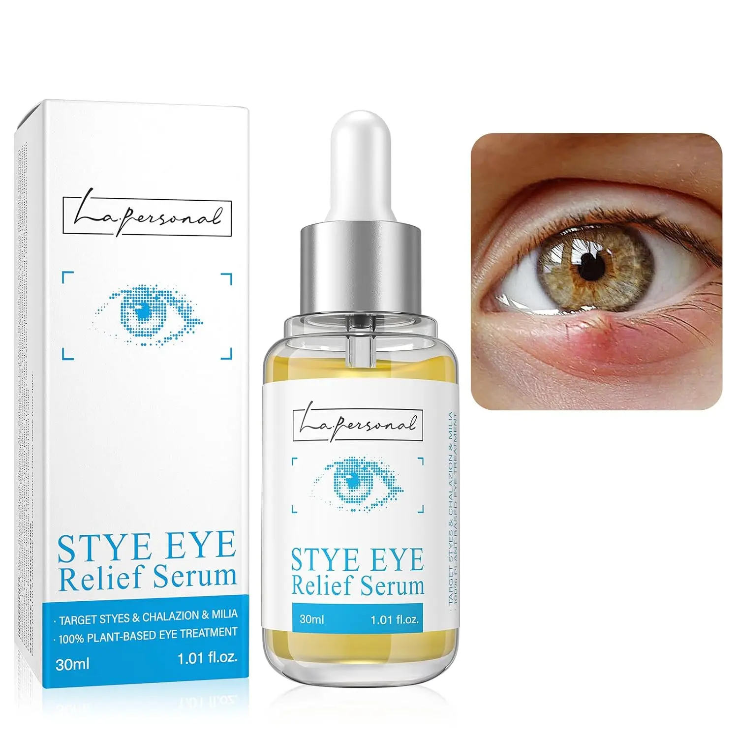 Stye Eye Relief Serum for Eyelid Bumps 1.01 Fl Oz / 30 Ml