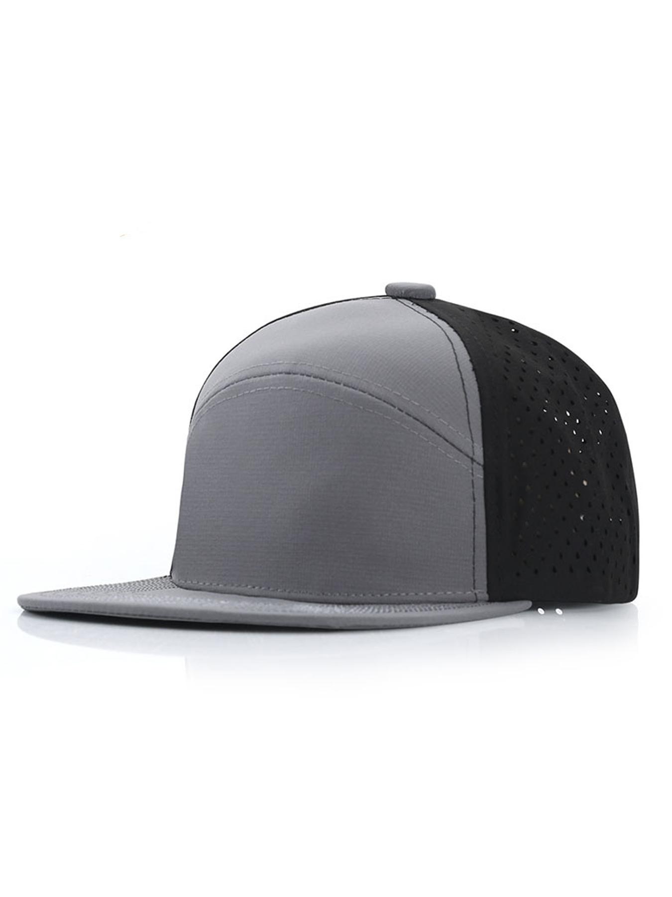 Performance Snapback Hats for Men Women,Flat Bill Cap,Flatbill Snapback Cap,Golf,Running,Workout,High Quality Hat,Adjustable Snapback Hat