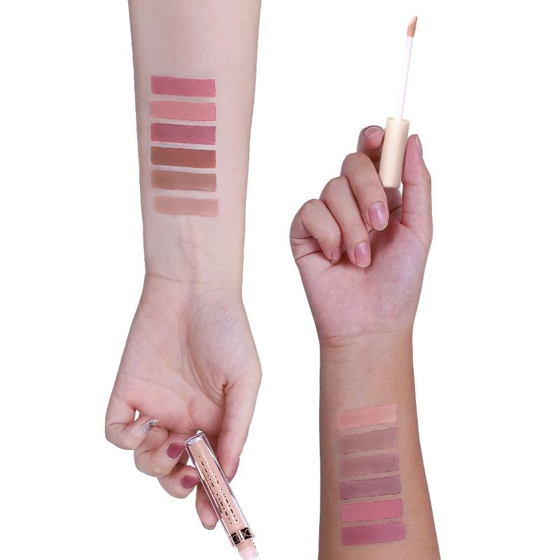 6-Piece Matte Liquid Lipstick Rose Lip Gloss Set, Velvet Lip Stain Kit, Nude Lipstick Long-Lasting Non-Stick Cup, Perfect for Daily Use 6-Piece Matte Liquid Lipstick Rose Lip Gloss Set, Velvet Lip Stain Kit, Nude Lipstick Long-Lasting Non-Stick Cup, Perfect for Daily Use